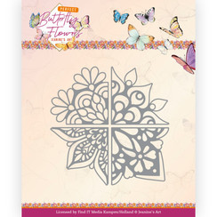 JAD10151 - Mal - Jeanines Art - Perfect Butterfly Flowers - 4-in-1 Corner