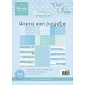 Marianne Design PB7063 - Eline's Paperset Hoera een jongetje (NL)