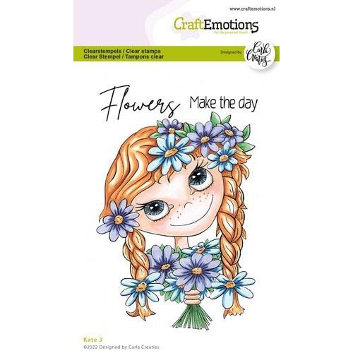 CraftEmotions CraftEmotions clearstamps A6 - Kate 3 (Eng) Carla Creaties