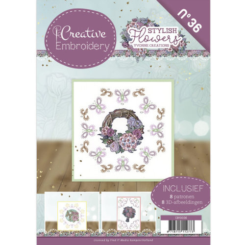 Yvonne Creations CB10036 - Creative Embroidery 36 - Yvonne Creations - Stylish Flowers