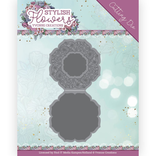 Yvonne Creations YCD10264 - Mal - Yvonne Creations - Stylisch Flowers - Octagon Flower Card