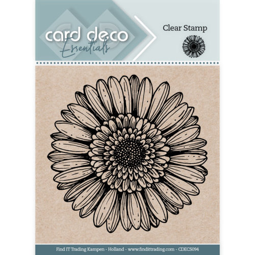 Yvonne Creations CDECS094 - Card Deco Essentials Clear Stamps - Gerbera