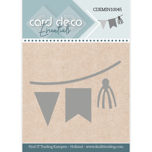 Card Deco CDEMIN10045 - Card Deco Essentials - Mini Dies - 45 - Bunting Flags