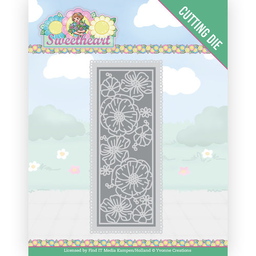 Yvonne Creations YCD10272 - Mal - Yvonne Creations - Bubbly Girls - Sweetheart - Flower Border