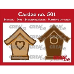 Crealies Cardzz Vogelhuisje CLCZ501 13,5x13,5cm