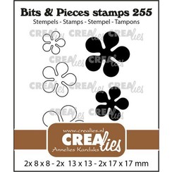 Crealies Clearstamp Bits & Pieces Bloemen 27 CLBP255 17x17mm