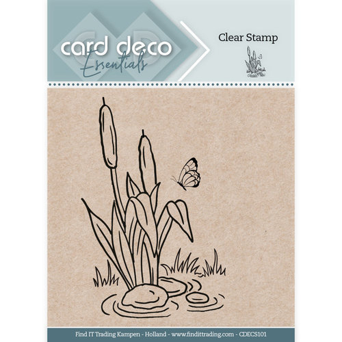 Amy Design CDECS101 - Card Deco Essentials Clear Stamps - Weed