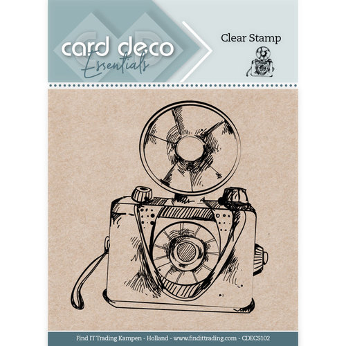 Card Deco CDECS102 - Card Deco Essentials Clear Stamps - Camera