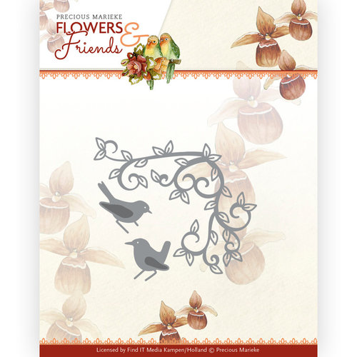 Precious Marieke PM10234 - Mal - Precious Marieke - Flowers and Friends - Bird Corner