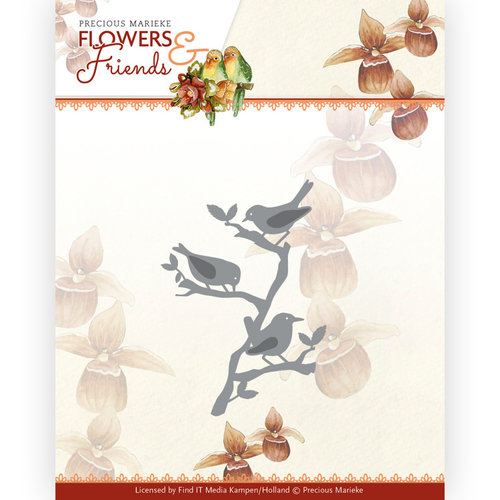 Precious Marieke PM10235 - Mal - Precious Marieke - Flowers and Friends - Birds on a Branch