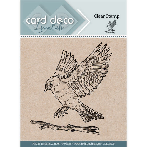 Precious Marieke CDECS105 - Card Deco Essentials Clear Stamps - Flying Bird