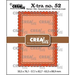 Crealies Xtra no. 52 ATC Scallop CLXtra52 63,5x88,9mm