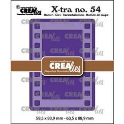 Crealies Xtra no. 54 ATC Filmstrip CLXtra54 63,5x88,9mm