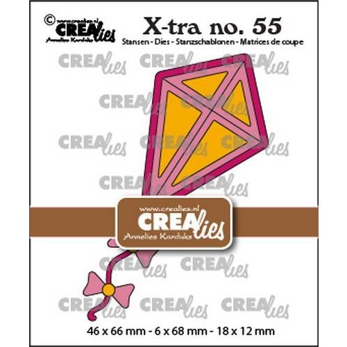 Crealies Crealies Xtra no. 55 Kite CLXtra55 46x66mm