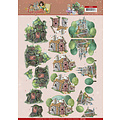 Card Deco CD11230 - 10 stuks knipvel - Yvonne Creations - Fairytale Houses