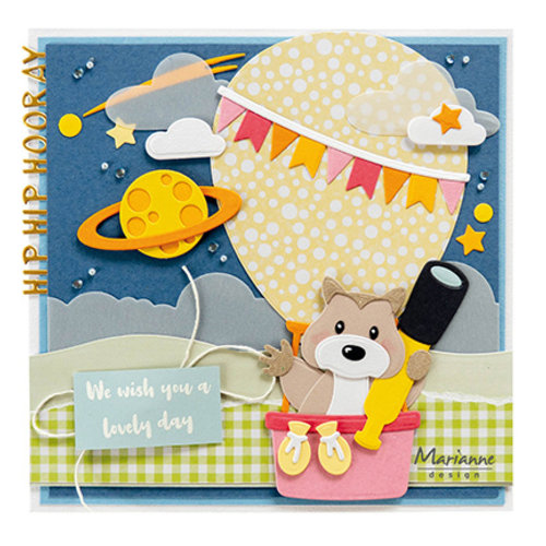 Marianne Design COL1514 - Luchtballon by Marleen