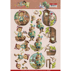 CD11229 - 10 stuks knipvel - Yvonne Creations - Living in a Fairytale