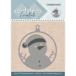 CDEMIN10047 - Card Deco Essentials - Mini Mal - 47 - Snowman Ornament