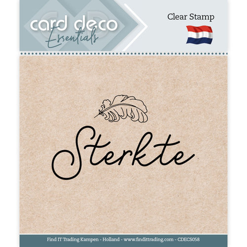 Card Deco CDECS058 - Card Deco Essentials - Clear Stamps - Sterkte