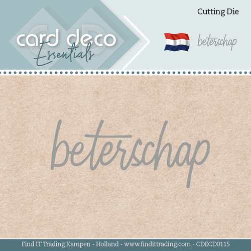Card Deco CDECD0115 - Card Deco Essentials - Mal - Beterschap