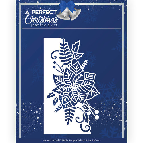 Jeanines Art JAD10159 - Mal - Jeanines Art - A Perfect Christmas - Poinsettia Border