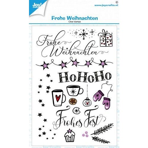 Joy!Crafts Joy! Crafts Clearstamp A6 - Kerst tekst D Bille's