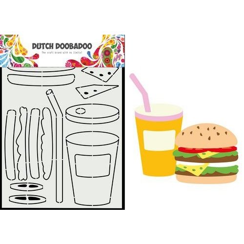 Dutch Doobadoo 470784141 - Dutch Doobadoo Card Art Hamburger 470.784.141 A5