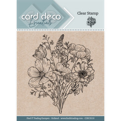 CDECS110 - Card Deco Essentials Clear Stamps - Bouquet