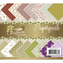 PMPP10036 - Paperpack - Precious Marieke - Golden Christmas