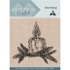 CDECS112 - Card Deco Essentials Clear Stamps - Christmas Candle