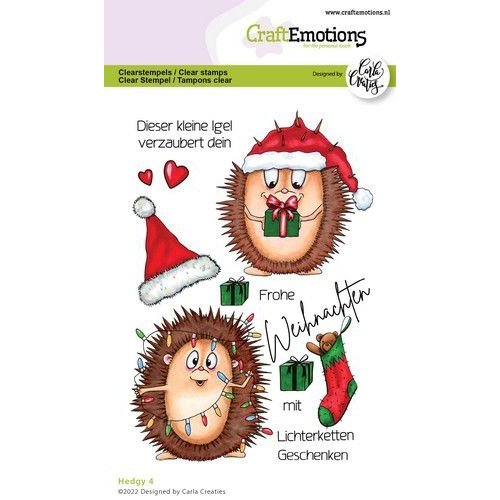 CraftEmotions CraftEmotions clearstamps A6 - Hedgy 4 (DE) Carla Creaties