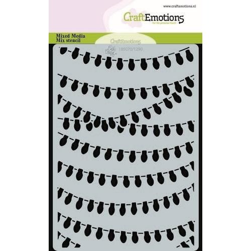 CraftEmotions CraftEmotions Mask stencil Hedgy - lichtketting A5 Carla Creaties