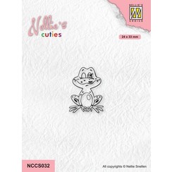 Nellie's Choice Clearstempel - Kikker 2 NCCS032 24x33mm