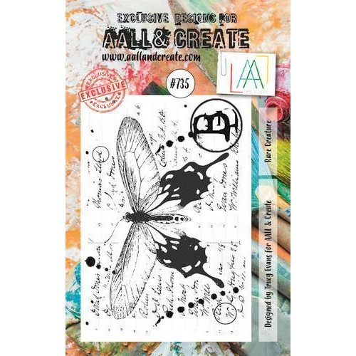 Nieuw toegevoegd AALL & Create Stamp Rare Creature AALL-TP-735 7,3x10,25cm
