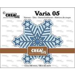 Crealies Varia 05 Sneeuwvlok CLVaria05 103x90mm
