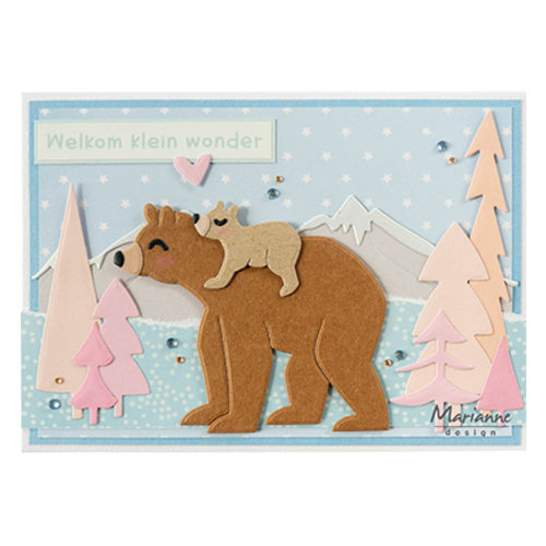 Marianne Design CR1601 - Bears by Marleen