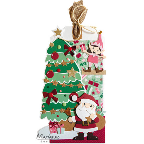 Marianne Design COL1518 - Kerst elf by Eline & Marleen