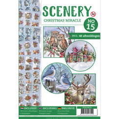 POS10015 - Push Out book Scenery 15 - Christmas Miracle