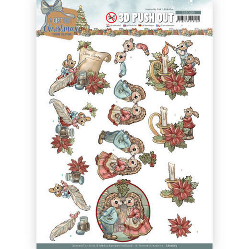 Yvonne Creations SB10685 - Uitdrukvel - Yvonne Creations - A Gift for Christmas - Dear santa