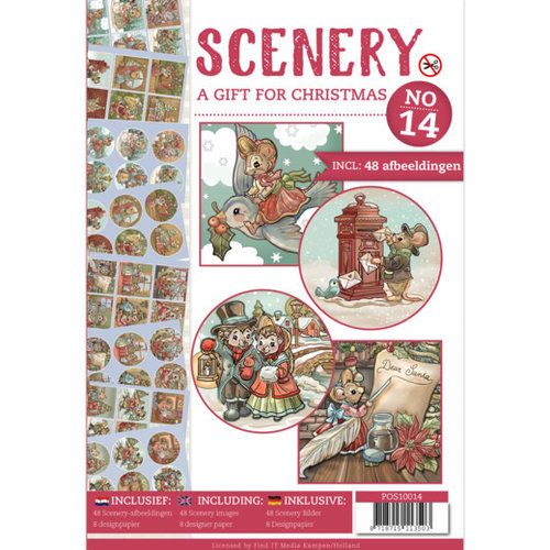 POS10014 - Uitdrukvellen Boek Scenery 14 - A Gift for Christmas