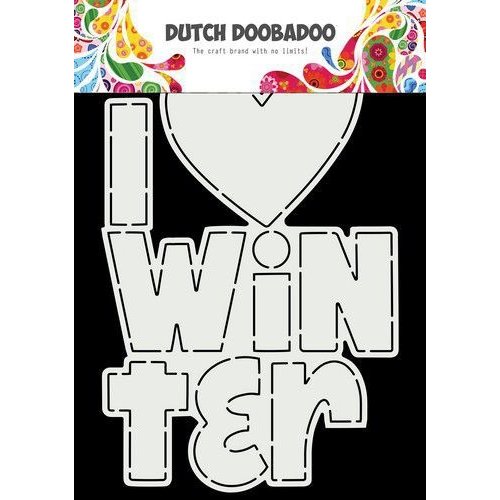 Dutch Doobadoo Dutch Doobadoo Card I love winter A5 470.784.177