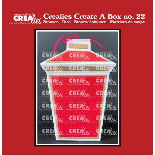 Crealies Crealies Create A Box no. 22 Lantaarn CCAB22 finished 12 cm