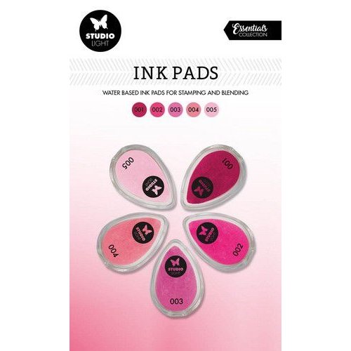 Studio Light Studio Light Ink Pads Waterbased Rood tinten SL-ES-INKP01 215x130mm