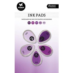 Studio Light Ink Pads Waterbased Paars tinten SL-ES-INKP05 215x130mm