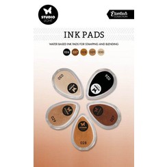 Studio Light Ink Pads Waterbased Bruin tinten SL-ES-INKP06 215x130mm