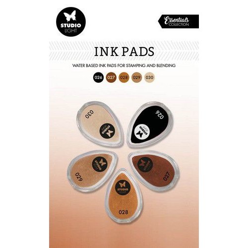 Studio Light Studio Light Ink Pads Waterbased Bruin tinten SL-ES-INKP06 215x130mm