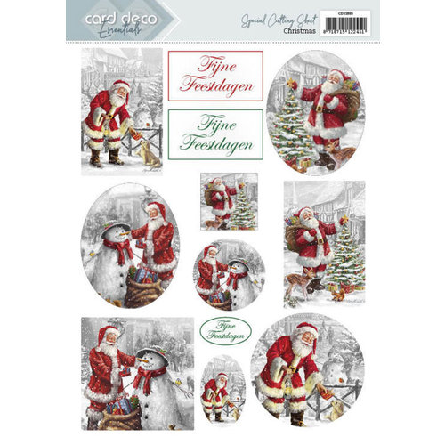 Card Deco CD11893 - 10 stuks knipvel - Card Deco Essentials - Christmas - Dutch