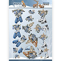 Amy Design CD11862 - 10 stuks knipvel - Amy Design - Whispers of Winter - Skating