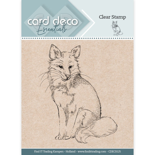 Card Deco CDECS125 - Card Deco Essentials Clear Stamps - Fox