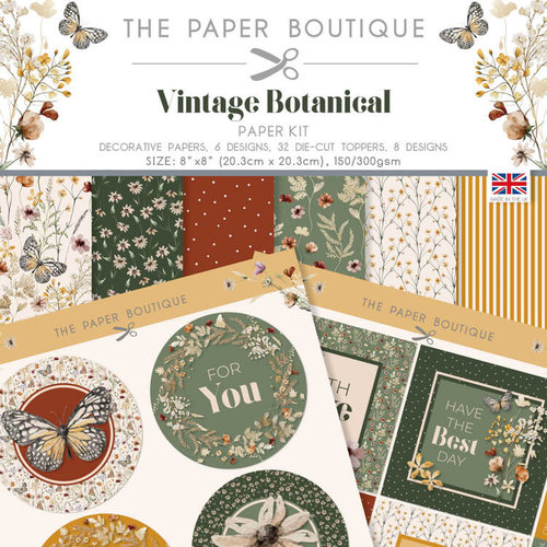 PB1928 - The Paper Boutique Vintage Botanical Paper Kit
